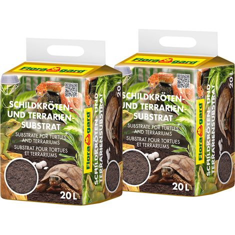 Floragard Schildkröten - und Terrariensubstrat 40 L (2 x 20L)