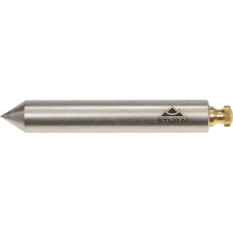 Stubai Senklot 220g, Lotgewicht, Bauwerkzeug, Präzisionswerkzeug, abschraubbare Messingkappe, Stahl, 130mm Länge