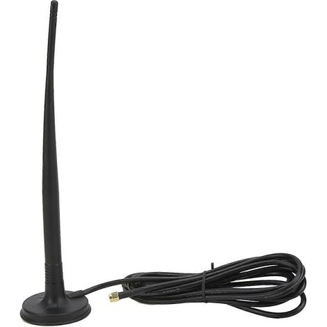 Wasserdichte Antenne 15DBI 4G Externe omnidirektionale Saugnapfantenne mit rotem Kupferdrahtkern für WLAN