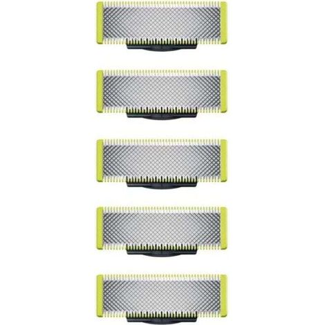 Lames de rechange compatibles avec   pour rasoir/tondeuse électrique  , en acier inoxydable haute résistance, pour la tonte, le coiffage et le rasage, lot de 5