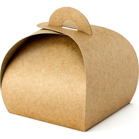 Cajas, kraft, 8,5x8,5x7cm (1 paquete / 10 uds.)