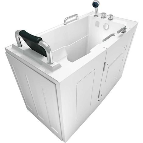 Senioren Sitzbadewanne Sitzwanne Badewanne mit Tür Pool S07-C-L 140cm