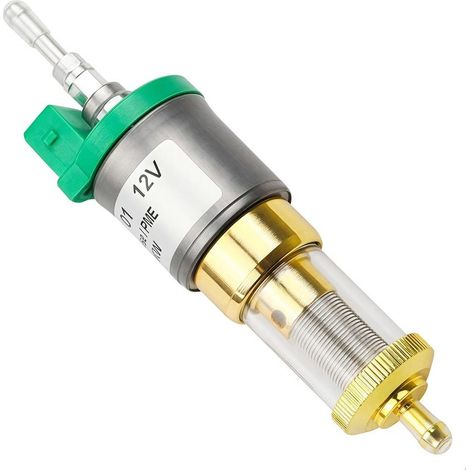 12V diesel/petrol metering pump for auxiliary heater, 12V 22ml diesel pump 1kW–5kW, heating pump, double filter – Efficient fuel supply for your auxiliary heater (1/5)
