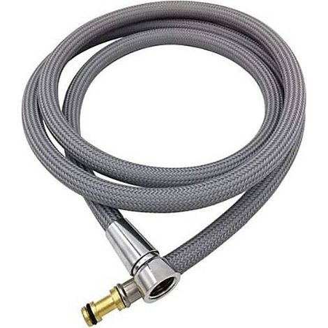 Flexible Shower Hose PVC 60" Black Kink-Free Anti-Burst for Hand Held Shower Head Replacement