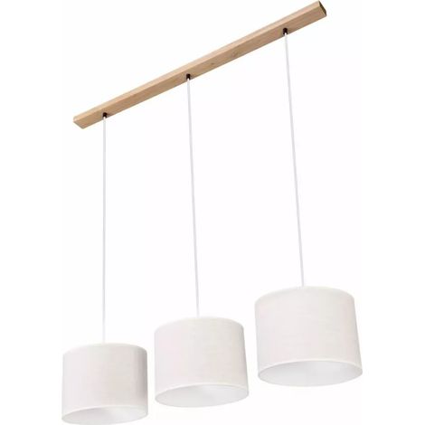 [NEUWERTIG] Britop Hängeleuchte Canvas Leinenschirme Hängelampe Leuchte Lampe Dreiflammig706 B-Ware