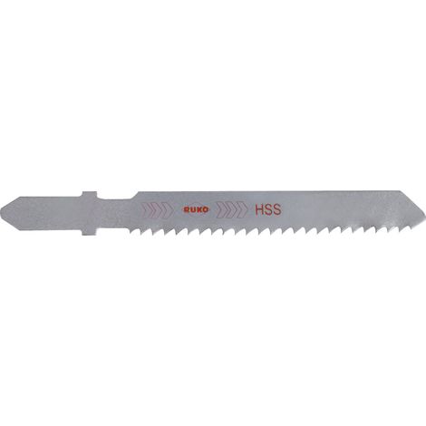 RUKO 5x Stichsägeblatt 8011 HSS blank gewellt - 3218011