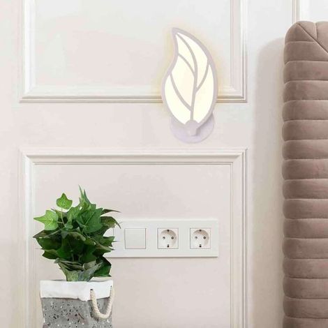 Moderna applique a LED in acrilico a luce calda per illuminazione decorativa di camere da letto, bagni e verande. (1/4)