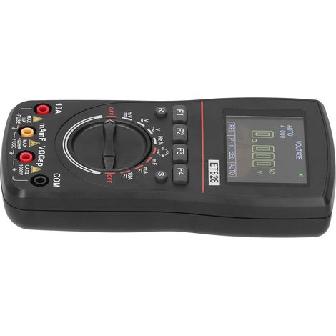 ET828 Multimètre oscilloscope portable 2 en 1 avec fréquence d'échantillonnage de 1 MHz et 2,5 MSPS (1/5)