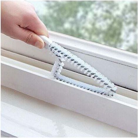 Cepillo de limpieza de rieles Xuanran, XU, multiusos para ventanas y puertas corredizas, herramienta de calidad profesional, afilado y preciso, mango antideslizante, materiales duraderos - KZQ (1/4)