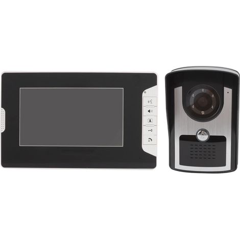 Videocitofono con telecamera, controllo via cavo 100V-240V per la casa (spina USA) (1/5)