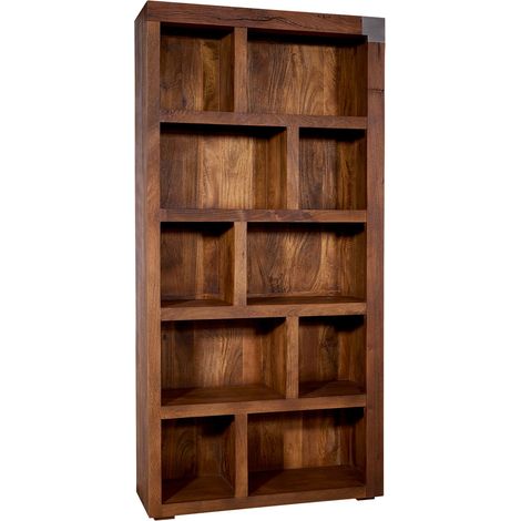 Scaffale Mango marrone Laccato 100x35x204 cm (BxTxH) montato AMSTERDAM 21 (1/3)