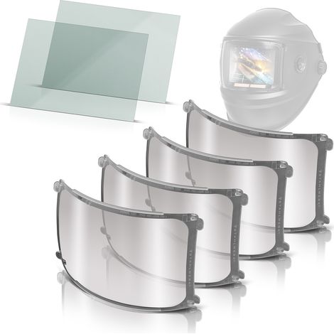 Lenti di ricambio per casco da saldatura STAHLWERK interne ed esterne per casco da saldatura BOOSTER (1/5)