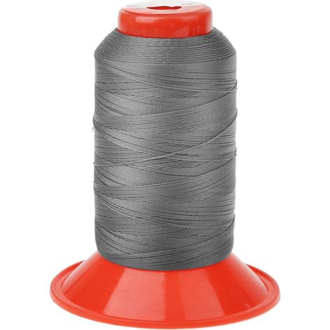 500 Mètres De Forte Corde De Fil à Coudre De Sac à Dos De Tente En Nylon Collé Gris Foncé (1/5)