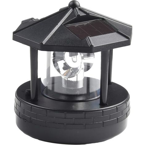 Solaire Leuchtturm extérieur pivotant étanche 360 degrés LED (1/5)