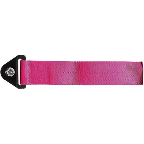 Sangle de remorquage pour voiture, sangle de remorque, sangle de remorquage décorative pour automobile, sangle de pare-chocs (à des fins décoratives uniquement)-29.50X6.80X2.50CM-Rosy (1/3)