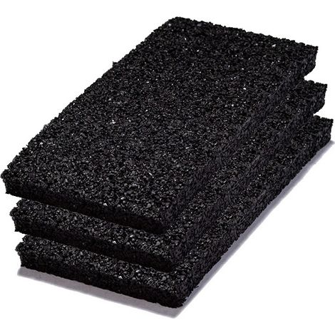 Vivol – Dalle extérieure 200x100mm – Granulés de caoutchouc pour support toiture – Épaisseur 20mm – Lot de 32 pièces
