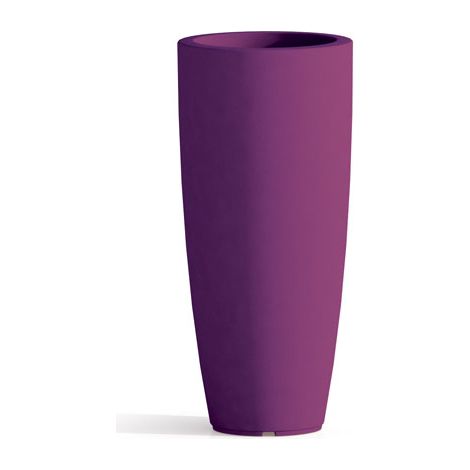 Vaso tondo in resina h 70 mod. Agave viola