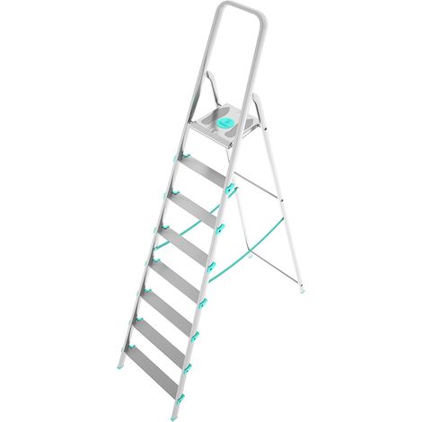 Scala a 8 gradini ultraleggera e stabile ideale per casa mod.Libellula COLOMBO