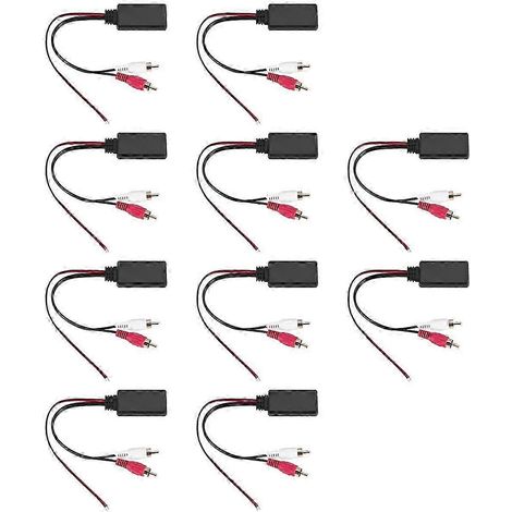 Lot de 10 modules Bluetooth sans fil universels pour voiture, adaptateur musical, câble audio RCA AUX SZRH AH (1/5)