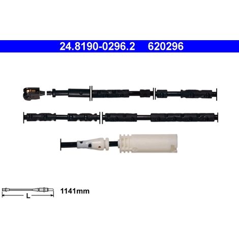 Contact d'avertissement, usure des plaquettes de frein ATE 24.8190-0296.2 BMW