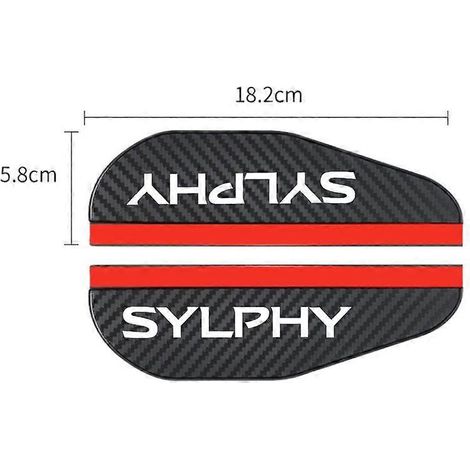 2x Protection anti-pluie pour rétroviseurs de voiture Nissan Sylphy Roomster - Joint d'étanchéité - Accessoires auto Sylphy (1/5)