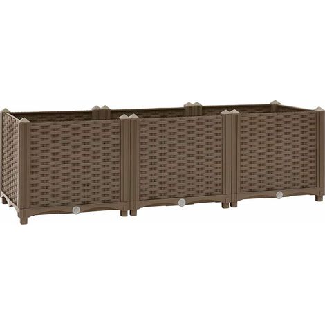 Maison Exclusive - Hochbeet 120 x 40 x 38 cm Polypropylen (1/5)