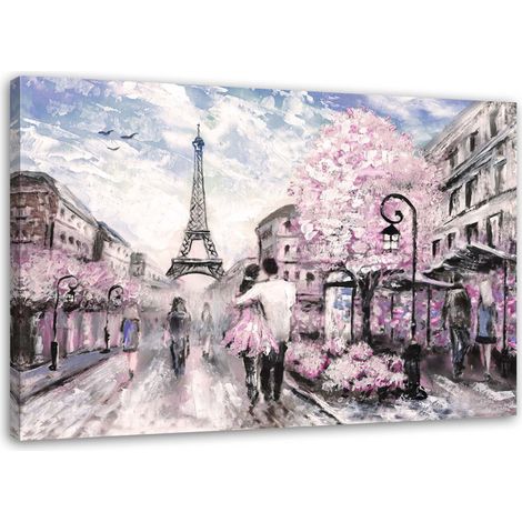 Tableau sur toile, Printemps à Paris - 60x40 (1/5)