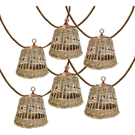 Guirlande solaire SAMOA HYBRID 20 ampoules 13M