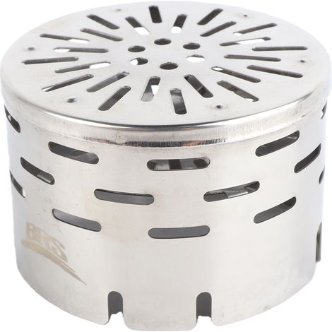 Coperchio Riscaldante a Infrarossi per Fornello da Campeggio – Acciaio Inox Resistente al Calore, Design Compatto 9,2x6cm – Ideale per Riscaldamento, Bollitura e Barbecue all'Aria Aperta (1/4)