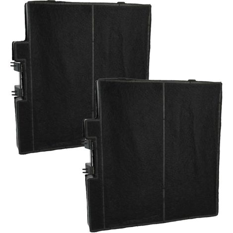 vhbw 2x filtro a carboni attivi compatibile con Bosch DWB66FM50/01, DWB67FM50/01, DWB66IM50, DWB66IM50/01, DWB67IM50, DWB94BC50 cappe aspiranti