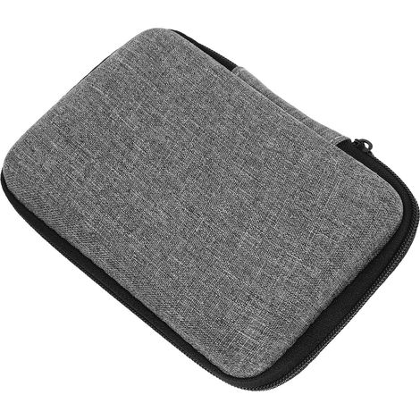Pochettes de Rangement pour Câble de Données Facile à Transporter Lot de 2 en Eva et Tissu Oxford et Batteries Portables, Sacoche Multifonction pour Voyage ou Travail (1/5)