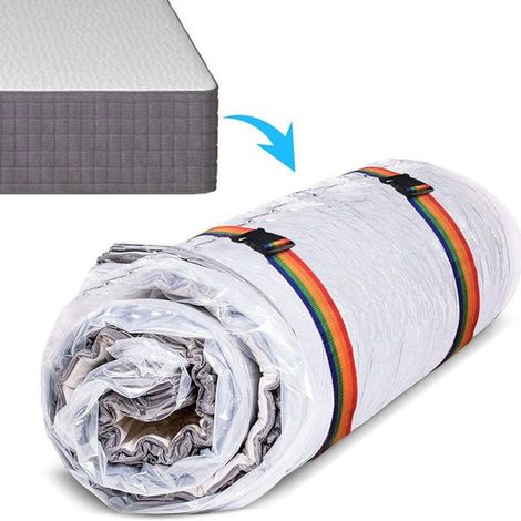 Sac de rangement pour matelas sous vide pour déménagement - Sac de rangement pour matelas (Dimensions : 130 x 240 cm)