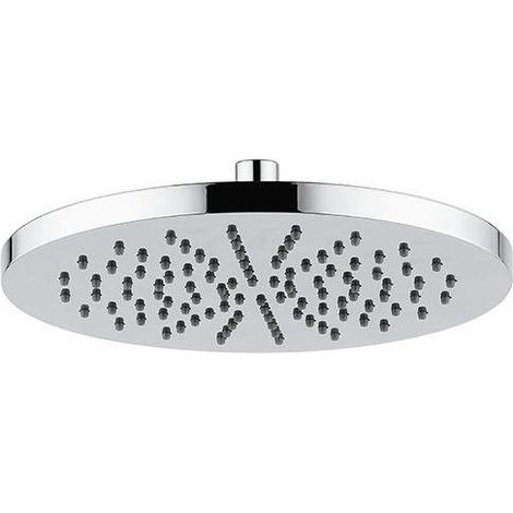 Pomme de douche en abs chromé anticalcaire de 25 cm (1/2)