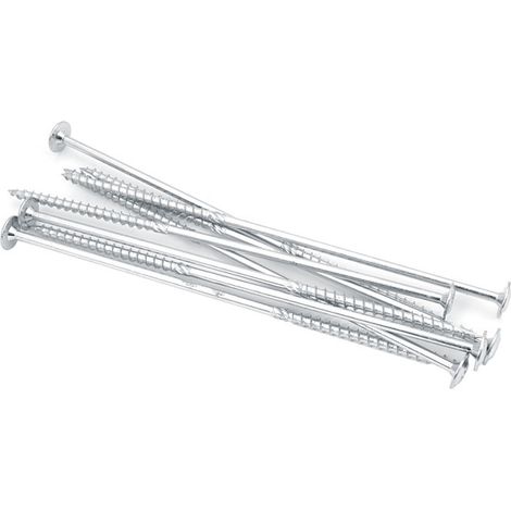Vis à bois à collerette pour empreinte Torx, galvanisée, 6 x 200 mm T30 - 100 pièces - spkk 6 x 200