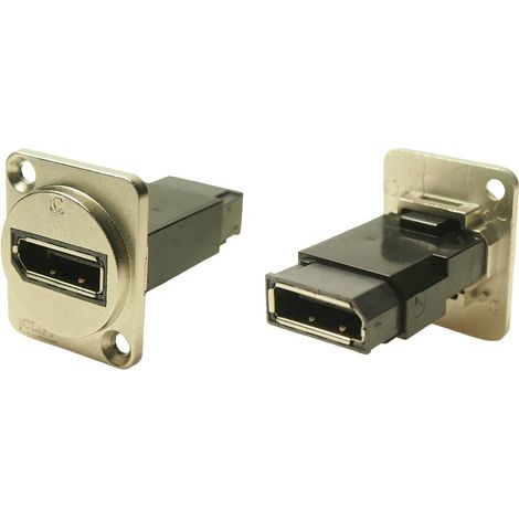 FT METAL DISPLAYPORT F-F CSK Adattatore, Presa Presa DisplayPort - presa DisplayPort CP30233M Cliff Contenuto: 1 pz.