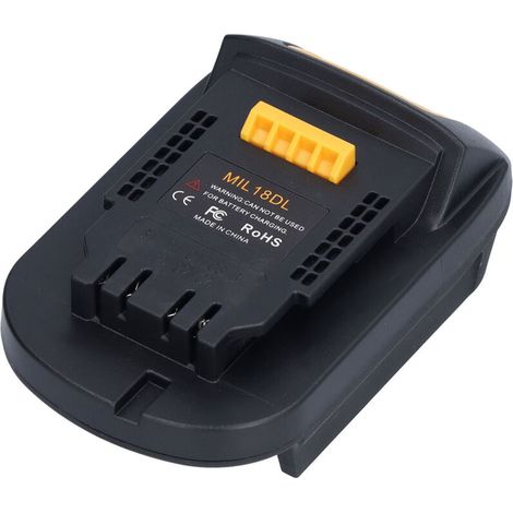 Adaptador de batería de litio para herramienta eléctrica, conector de estación de acoplamiento, convertidor para Milwaukee 18V MIL18DL-Crezuo