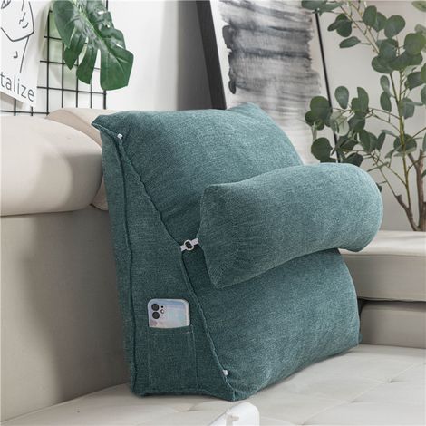 Coussin de dossier triangulaire grand format, coussin de chevet pour canapé-lit, coussin de soutien de taille, décoration de chambre (1/5)