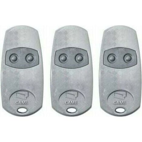 Télécommande Came TOP432EE Lot de 3 pièces code fixe 433,92 MHz pour portail