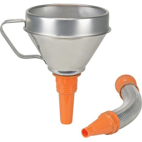 Pressol 02645 Embudo Metálico Flexible 1,3L (1/2)
