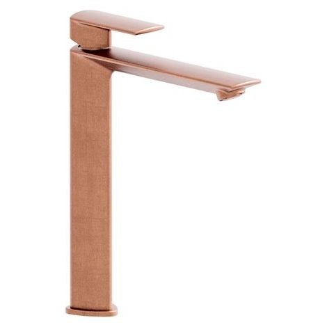 Lavabo Profilo Haut Avec Vidage Up&D Laiton Or Rose Brosse Robinetterie PROFILO - CRISTINA ONDYNA PF22234P (1/2)