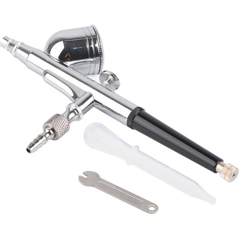 Kit Pistolet à Peinture Aérographe G-130 Double Action Gravity Feed Spirit Air (0.2mm)