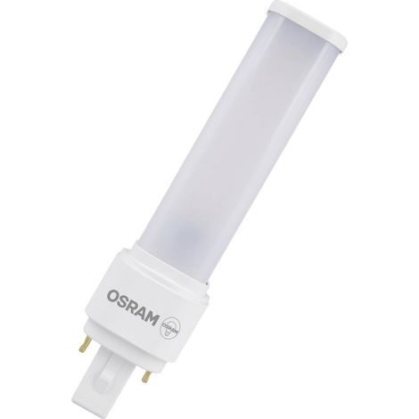 OSRAM Lampe LED  DULUX à culot à broches G24d 6 W 660 lm 6 500 K de remplacement pour lampe fluorescente compacte KVG rotative jusqu'à 30 000 h sans mercure IP20 installation facile