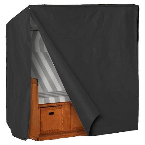Housse de rechange pour transat de plage, imperméable, anti-déchirure, protection résistante pour fauteuil de jardin, couvre-siège robuste, étanche et durable, housse extérieure pour chaise longue, mo (1/5)