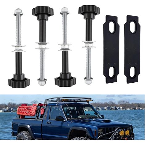 Kit de montage de plaques de sable Aide au démarrage pour SUV Aide à la traction de la boue et de la neige pour voiture en cas de sable, support pour plaques de sable (1/5)