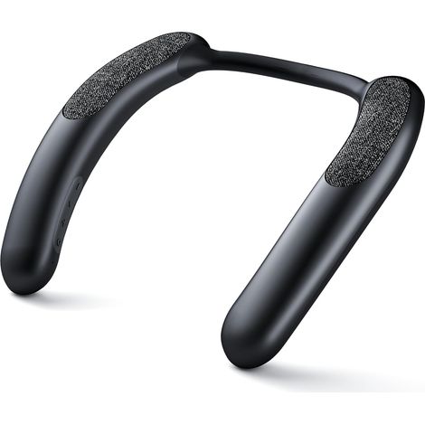 Haut-Parleur sans Fil monté sur Le Cou, Haut-Parleur Bluetooth, Portable, avec Fonction d'appel Mains Libres, adapté à la Maison, à l'extérieur, au Sport et aux Voyages