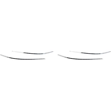 Quattro profili decorativi per il paraurti anteriore compatibili con Mercedes-Benz W204 C300 e C350 (modelli 2008, 2009, 2010 e 2011), codici articolo: 2048850821 e 2048850721