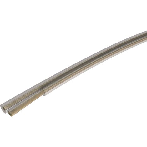 Câble audio S2Ceb-Groupe Cae 1 paire , 2,5 mm², Plat, gaine Transparent ( Prix pour Bobine de 100 Mètres )