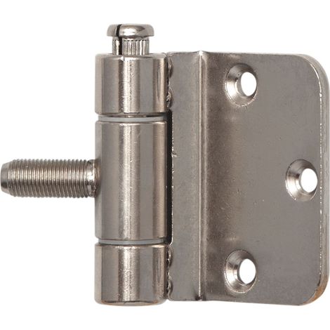 SFS Stahlzargenband (Türband) 3-teilig, Einbohrband 18x62mm Stahl vernickelt