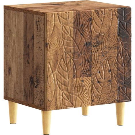 Nachttisch Altholz 43 x 34,5 x 50 cm Holzwerkstoff vidaXL