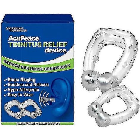 2 dispositifs anti-acouphènes pour hommes et femmes (1/5)